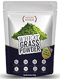 Nature Scholar Wheatgrass Powder 250g (60 Servings) - Chlorophyll Rich Whole Food Wheat Grass - Natural Balance of Beta-carotene, proteins, minerals, amino acids, active enzymes and vitamins