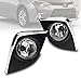 ZMAUTOPARTS Bumper Driving Fog Lights Lamps Chrome Compatible with 2014-2016 Toyota Corolla