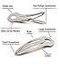 8 in 1 multi-function hairpins, defense tools stainless steel spring steel hair clips（2PCS）