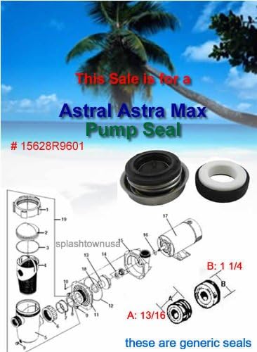 Astral Pool Astramax Pump Shaft Seal