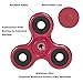 Opard Tri Fidget Spinner Hand Spinning Toy Over 3 Minutes Aluminum Alloy for Child and Adult (Al-Alloy Red)