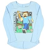 Minecraft Girls' Vintage Steve Long Sleeve Crew