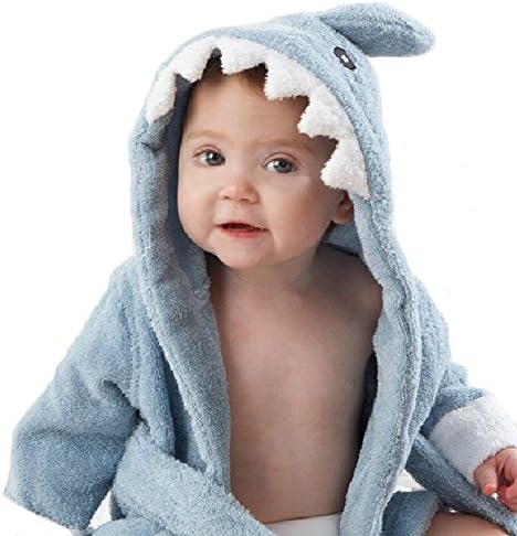 Careu Baby Bathrobe Terry Cloth Hooded for Ages 0-9 Years Old