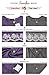 Sanifer Women Lace Long Sleeve Tunic Top Blouse (XX-Large, Purple)