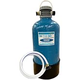 On The Go OTG4-VM-DBLSOFT Portable Compact Double Standard 16,000 Grain Water Softener with Drinking Water Safe Brass Fittings (NOT made in China, assembled by U.S. Workers in Indiana