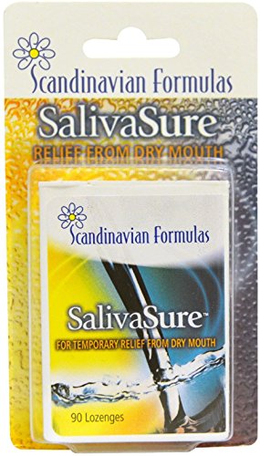 Nozovent Scandinavian Formulas SalivaSure Lozenges 90 ea (Pack of 4)