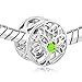 CharmsStory Tree of Life Dec Simulated Birthstone Celtic Knot Charm Bead For Bracelet (Aug Simulated Birthstone)