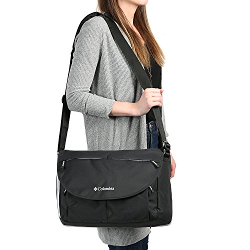 Columbia Outfitter Messenger Diaper Bag, Black Pricepulse