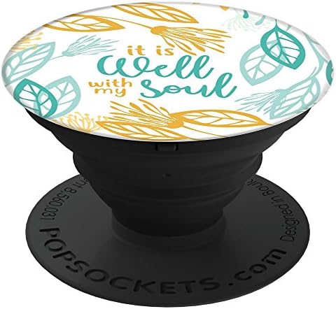 My Soul Pop Phone Grip For Smartphones & Tablets PopSockets PopGrip: Swappable Grip for Phones & Tablets