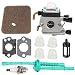 Harbot C1Q-S186 C1Q-S186A C1Q-S186B Carburetor with Fuel Line Kit Air Filter for STIHL FS38 FS45 FS46 FS55 KM55 HL45 FS45L FS45C FS46C FS55C FS55R FS55RC String Trimmer Weedeater primary