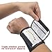 Football Quarterback Triple Insert Playbook Wristband, Multi-Sport Play Holder by Crown Sporting Goods (4.75