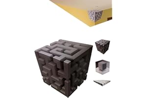 3D Wall Art Optical Illusion Corner Decal, Peel and Stick Stereoscopic Cube Wall Sticker, Impossible Corners Corner Wall Art,