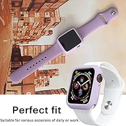 Miimall Compatible for Apple Watch 38mm Case, Slim