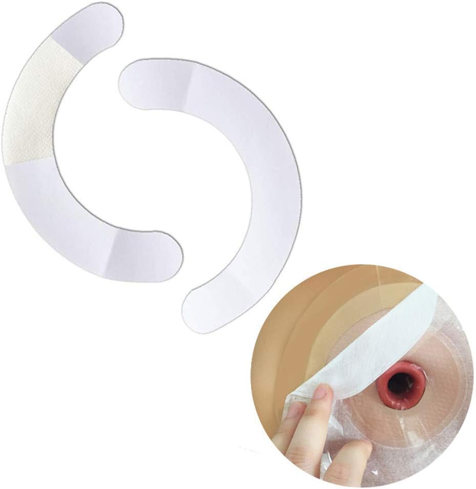 Elastic Barrier Strips, Ostomy Chassis Leak-Proof Ring, Medical Supplies, Prevent Flange Warping and Shifting, Pack of 20,Spunlacetape: Health & Personal Care