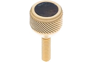 KGUBRASS saxophone Neck Screws 135 Heavy by KGUMusic for alto, tenor, soprano, baritone sax for YMH, Keilwerth, Antigua, Buffet, Selmer TS44 (Raw Brass, Nuummite)