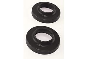 Rugged Ridge | Suspension Coil Spring Isolator Kit, Black | 1-1701BL | Fits 1997-2006 Jeep Wrangler TJ