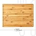 EXTRA LARGE Bamboo Cutting Board for Kitchen with Juice Groove - Thick, Non-Slip Laminated Layers for Meat Carving (Butcher Block) - Anti Microbial Chopping Board for Fruits, and Vegetables - 17x12.5