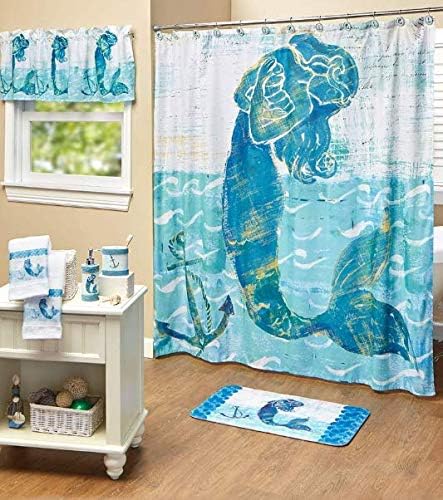 Amazon Com Aboveboard Lifestyles Blue Mermaid Bathroom Complete