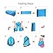 RIHACHAN Inflatable Lounger, Waterproof Air Bag Chair Sofa, Fast Inflate by Wind or Air Pump, Perfect for Travelling, Camping, Hiking, Pool and Beach Parties, Lazy Hangout Couch Bed(blue)