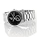 Balerion-Adjustable Solid Stainless Steel Band with Durable Folding Clasp for Withings Steel HR-Steel Silver 36MM