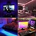 LED Strips Lights, 2.0M/6.56ft USB TV Backlights with 16 Colors and 4 Modes for 40-60 inch HDTV/PC Monitor, SMD 5050 Bias Lighting with 17-Key Remote Control (4X0.5M)