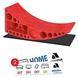 Andersen Hitches Rapid Jack 3620 | Easy RV or Trailer Leveling Jack | Doubles as Jack Wheel Holder, Jack Post Block, Pad Block, and Wheel Chock | Includes 2 Bumper Stickers