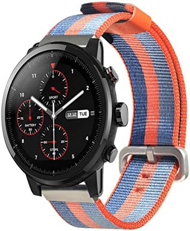 Saisiyiky Correa de Reloj de Cuero Compatible con Amazfit Stratos ...