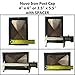 Nuvo Iron Decorative Pyramid Aluminium Post Cap for 3.5