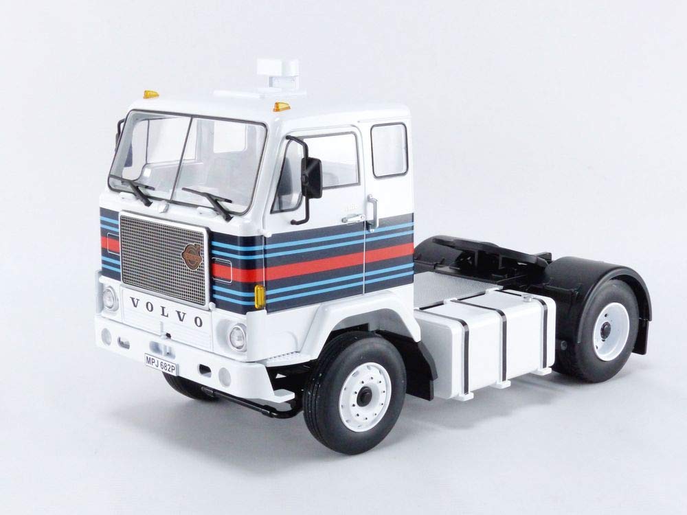 ROAD KINGS RK180065W Collectible Miniature Car - White/Blue/Red