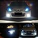 KATUR 2pcs H3 Driving Daytime Running Lights 900 Lumens H3 Base Super Bright 3014 78SMD Lens LED Bulbs Car Xenon White 6000K DC 12V-24V