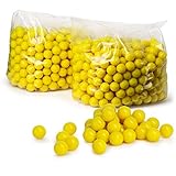 Veska V8080 High Grade Paintballs.68 Caliber, Yellow, 1000 Count