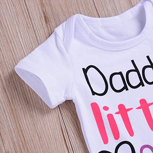 Baby Romper Yamally Infant Baby Boys Girls Clothing Jumpsuit Funny Letter Printed Onesie - Thumbnail 5