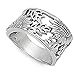 CHOOSE YOUR COLOR Sterling Silver Filigree Sunflower Ring