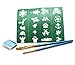 Ultimate Face Paint Kit for Kids. 12 XL Colors + Glitter. 10 Brush Set. 50 Stencils. Non-Toxic & FDA Approved.