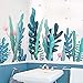 Amaonm Creative Cartoon Removable 3D Under The Sea World Nature Scenery Wall Stickers Ocean Grass Colorful Seaweed Baseboard Wall Decal for Wall Corner Nursery Room Bathroom Living Room (Grass)