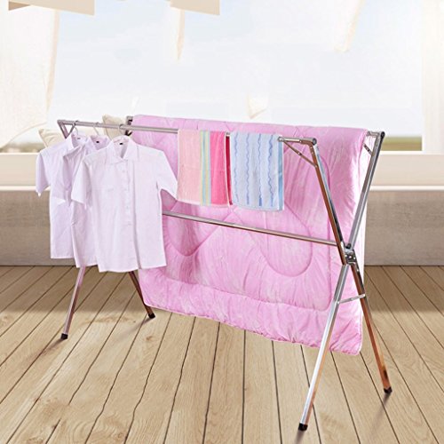 2 Drying+Folding+Double+Telescopic+Clothes