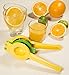 Lemon Squeezer - Kaitsy Premium Quality Metal Citrus Squeezer 2-in-1 Lemon Juicer / Lime Squeezer