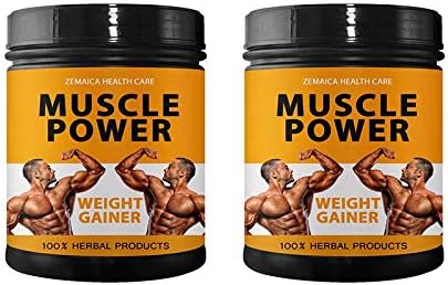 Zemaica Healthcare- Muscle Power - Weight Gainer Supplements for Men -Combo Pack of 2