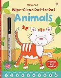 Paperback Wipe-Clean Dot-to-Dot Animals Book