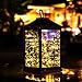 Solar Lights Outdoor 12 Pack Solar Pathway Lights Solar Garden Lights, Warm White Landscape Lighting for Lawn, Patio, Walkway, Driveway (Black)