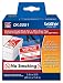Brother Genuine DK-2251 Continuous Length Replacement Labels, Black/Red Label on White Paper Tape, Engineered with Excellence, 2.4" x 50 feet, 1 Roll per Box primary