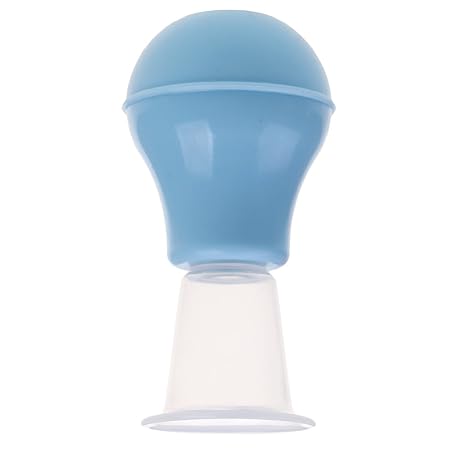 Prettyia Silikon Brustwarzen Vergrößerung Nippelsauger Nippel Sucker Extra Starke Brustwarzensauger - Blau, one size