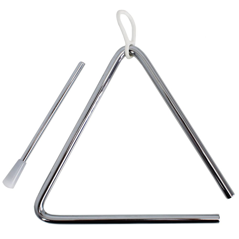 A-Star Traditional Metal Musical Triangle - 15cm/8inch with Metal Beater - Pack of 10