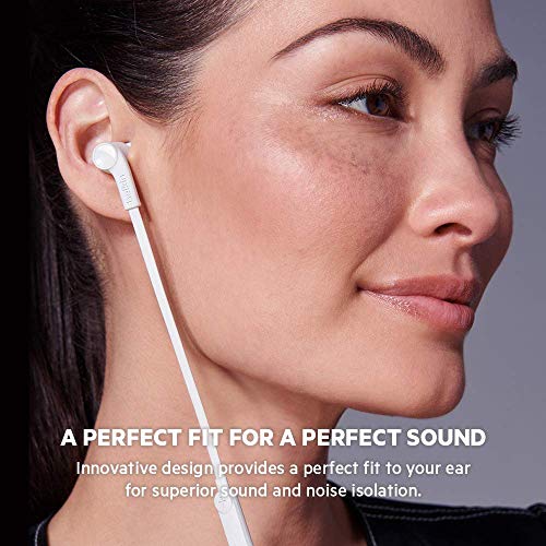 Belkin in-Ear Noise Isolation Earphone with Lightning Connector Compatible with XS, XS Max, XR, X, 8, 8 Plus, iPad and M