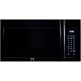 Kenmore Over-the-Range Microwave &ndash; 1.7 cu. ft. Capacity, Black | 1000 Watts, 300 CFM Vent Fan, 12.4" Glass Cooking Tray, Preset Cooking Controls, Child Lock, LED Lighting