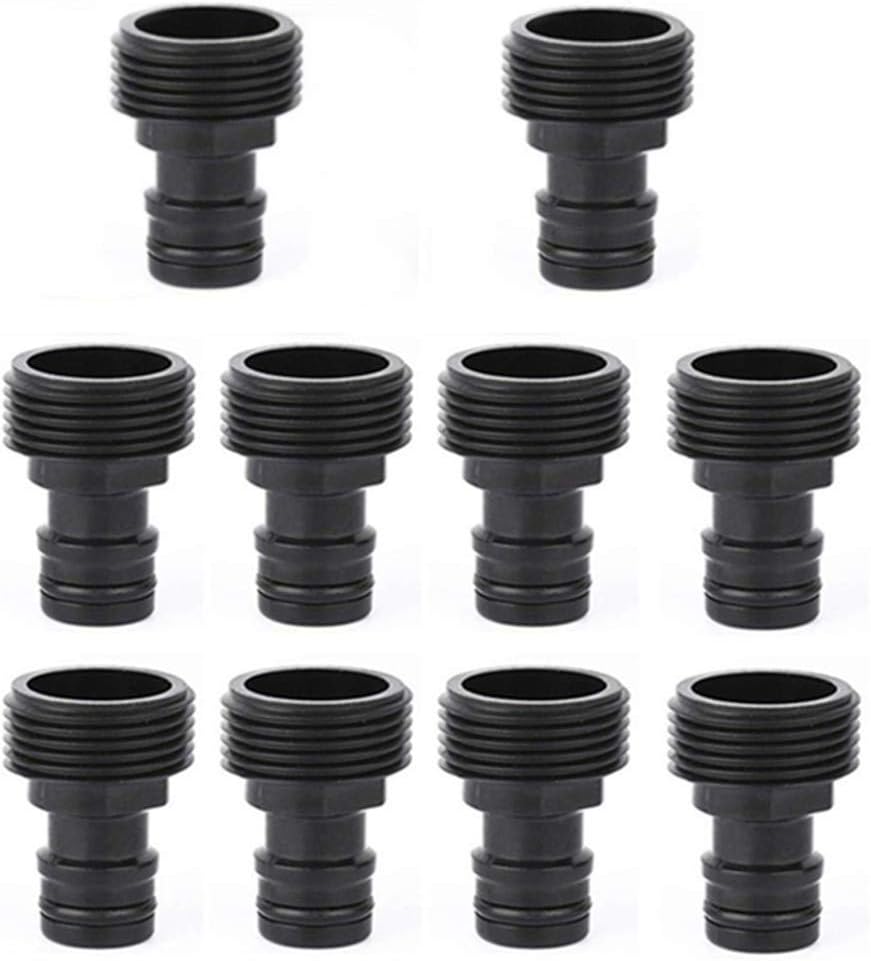 Voarge Pack of 10 Quick Coupling 1/2 Inch Hose Coupling Hose Connector