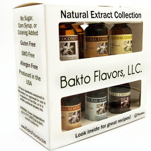 Bakto Flavors Natural Clasic Extract Collection, 12 1FL OZ