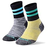 Women’s Hiking Walking Socks, FEIDEER 2-Pack Outdoor Recreation Socks Wicking Cushion Crew Socks