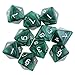 MonkeyJack 10pcs 8 Sided Dice D8 Polyhedral Dice for Dungeons and Dragons Green
