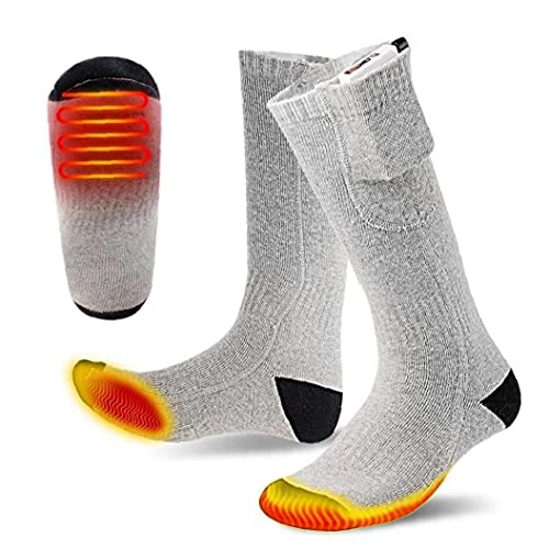 2200mah Elektrische Sokken Oplaadbare Verwarmde Batterij Aangedreven Thermische Sokken voor Wintersport Skiën Wandelen… - Image 5